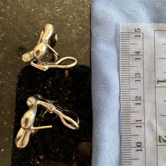 Tiffany silver Elsa Peretti Open Heart earrings - Picture 8 of 14